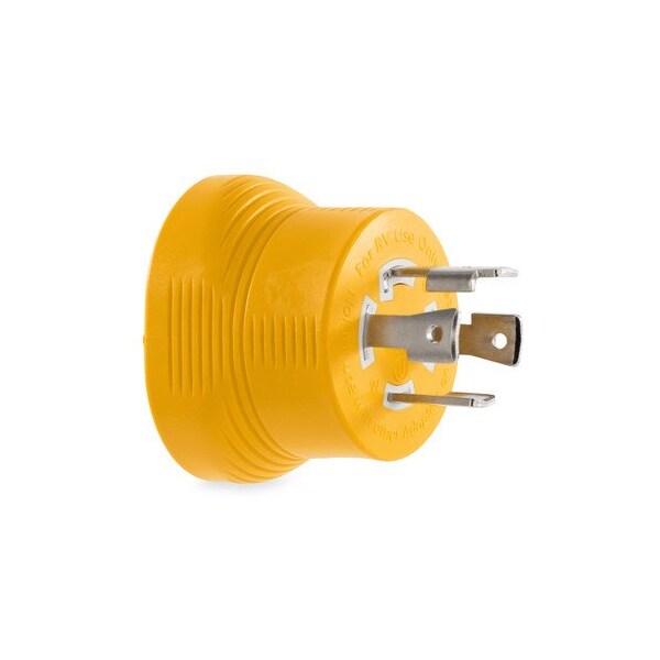 Camco 30M/30F AMP POWERGRIPGENERATORADPT 4 PRONG 125V/3750W, CCSAUS 55338 - main